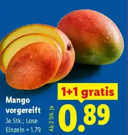 Lidl Mango vorgereift Angebot