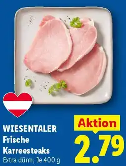 Lidl Wiesentaler frische Karreesteaks Angebot