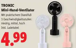 Lidl Tronic Mini-Hand-Ventilator Angebot