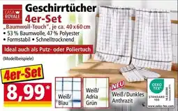 Norma Geschirrtücher 4er-Set Angebot