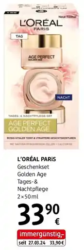 dm L'oréal paris Geschenkset Golden Age Tages-& Nachtpflege Angebot