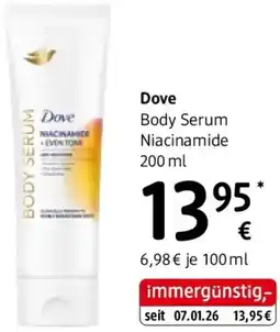 dm Dove Body Serum Niacinamide Angebot