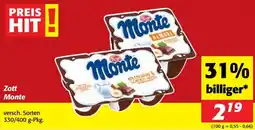 Nah&Frisch Zott Monte Angebot