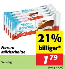Nah&Frisch Ferrero Milchschnitte Angebot