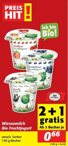 Nah&Frisch Wiesenmilch Bio Fruchtjogurt Angebot
