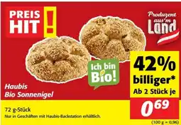 Nah&Frisch Haubis Bio Sonnenigel Angebot