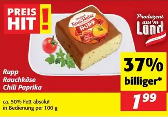 Nah&Frisch Rupp Rauchkäse Chili Paprika Angebot
