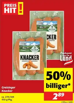 Nah&Frisch Greisinger Knacker Angebot