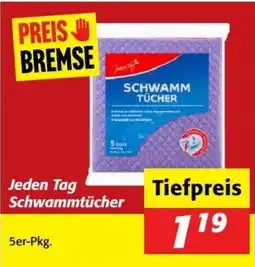 Nah&Frisch Jeden Tag Schwammtücher Angebot
