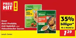 Nah&Frisch Knorr Basis Produkte, Echt Natürlich oder Feinschmecker Saucen Angebot