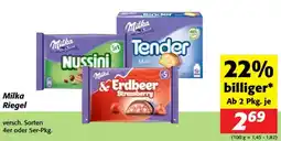Nah&Frisch Milka Riegel Angebot