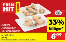 Nah&Frisch Hubers Hühnerober- oder unterkeulen Angebot