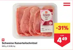 MPreis Schweine Kaiserteilschnitzel Angebot