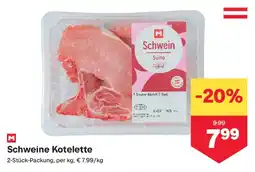 MPreis Schweine Kotelette Angebot