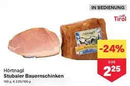MPreis Hörtnagl Stubaier Bauernschinken Angebot