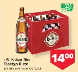 MPreis Z.b.: kaiser bier fasstyp kiste Angebot