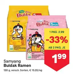 MPreis Samyang Buldak Ramen Angebot