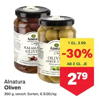 MPreis Alnatura Oliven Angebot