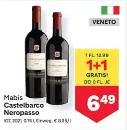 MPreis Mabis Castelbarco Neropasso Angebot