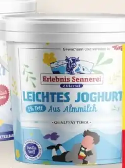 MPreis Erlebnis Sennerei Zillertal Naturjoghurt Angebot