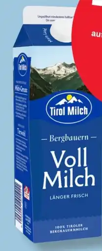 MPreis Tirol Milch Bergbauern Vollmilch Angebot