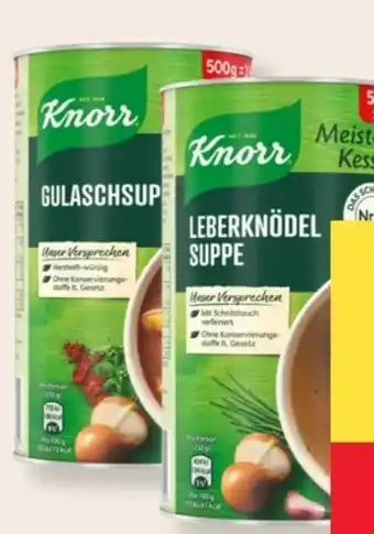 MPreis Knorr Meister Kessel Suppe Angebot