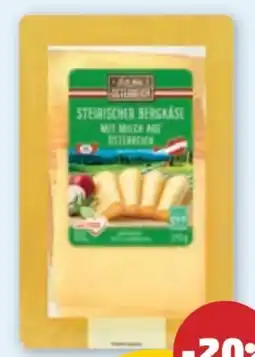 PENNY Ich bin Österreich Steirischer Bergkäse Angebot