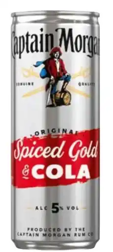 Transgourmet Captain Morgan Spiced Gold & Cola Angebot