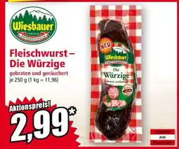 Norma Wiesbauer Fleischwurst – Die Würzige Angebot