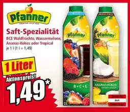 Norma Pfanner Saft-Spezialität Angebot