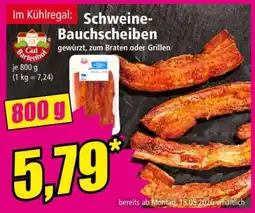 Norma Schweine- Bauchscheiben Angebot