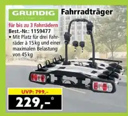 Norma Grundig Fahrradträger Angebot