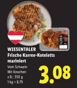 Lidl WIESENTALER Frische Karree-Koteletts mariniert Angebot