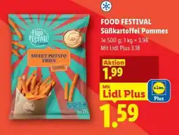 Lidl FOOD FESTIVAL Süßkartoffel Pommes Angebot