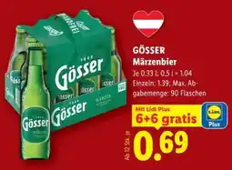 Lidl Gösser Märzenbier Angebot