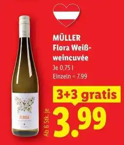 Lidl MÜLLER Flora Weißweincuvée Angebot