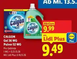 Lidl CALGON Gel 36 WG Pulver 52 WG Angebot