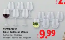 Lidl SILVERCREST Gläser-Sortiment, 6 Stück Angebot
