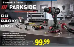Lidl PARKSIDE PERFORMANCE Akku-Schlagbohrschrauber-Set, 20 V Angebot