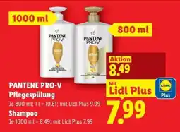 Lidl PANTENE PRO-V SHAMPOO Angebot