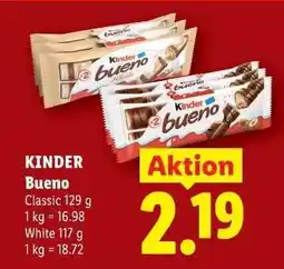 Lidl Kinder Bueno Angebot