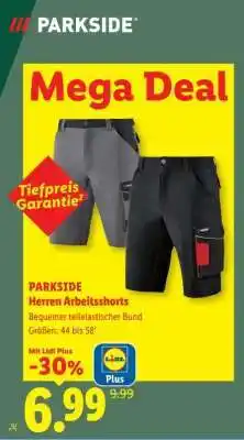 Lidl PARKSIDE Herren Arbeitsshorts Angebot