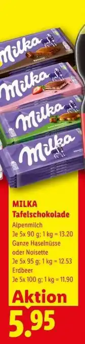 Lidl Milka Tafelschokolade Angebot