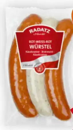 Billa Radatz Rot-Weiß-Rot Würstel Angebot