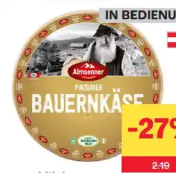 MPreis Pinzgau Milch Almsenner Bauernkäse MPREIS Angebot