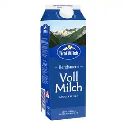 MPreis Tirol Milch Bergbauern Vollmilch länger frisch MPREIS Angebot