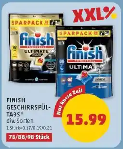 PENNY Finish Geschirrspül-Tabs Angebot