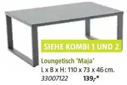 Bauhaus Loungetisch Maja Angebot