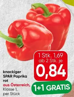 Spar Spar Paprika Angebot