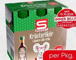 Spar S Budget Kräuterlikör Angebot